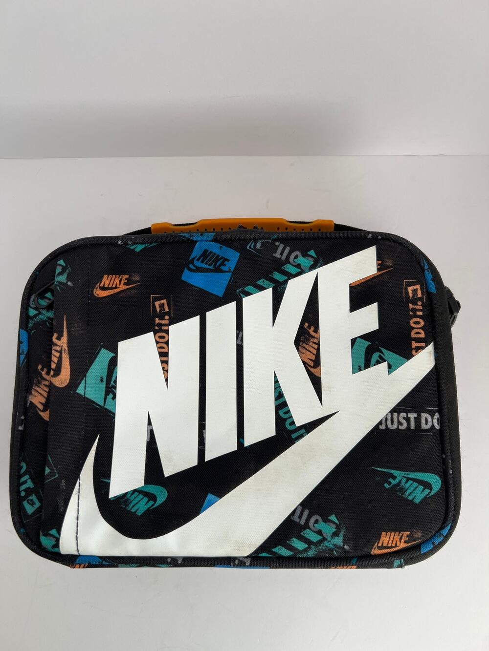 Nike Futura Fuel Pack Insulated Hard Shell Lunch Bag Box Black Graphic Print O/S